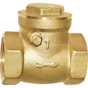Válvula de balanço horizontal de bronze para água (a, 0193)